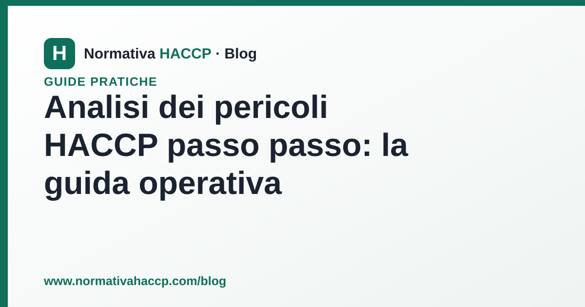 Matrice di valutazione del rischio con pericoli biologici chimici e fisici